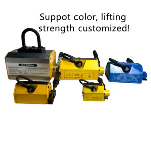 कस्टम 500 किलोग्राम 600 किलोग्राम 1000 किलोग्राम 1 टन मैनुअल चुंबकीय लिफ्टर पोर्टेबल लिफ्ट पोर्टेबल लिफ्टिंग चुंबक - Product Image 3