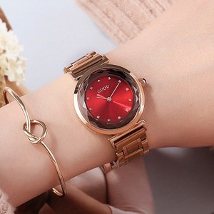 GUOU 6601 elegante <span class=keywords><strong>vintage</strong></span> <span class=keywords><strong>orologio</strong></span> al quarzo femminile di moda in acciaio Inox banda di cristalli di Diamante di vetro in magazzino Casuale <span class=keywords><strong>orologio</strong></span> <span class=keywords><strong>da</strong></span> <span class=keywords><strong>polso</strong></span> - Product Image 5