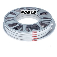 Disques de jante universels élargis en alliage d'aluminium à 456 trous pour modification de moyeu de roue, avec plaquettes de friction ET et disques à bride, pour l'approvisionnement transfrontalier de Chine