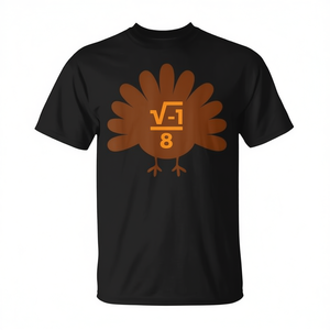 Camiseta para profesores de matemáticas con diseño de pavo y raíz cuadrada para la celebración de Acción de Gracias - Product Image 2