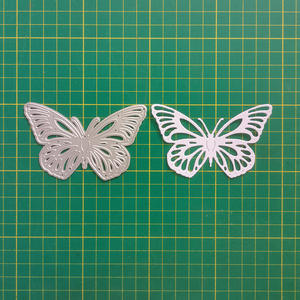 Benutzer definierte Schmetterling Metalls chneid werkzeuge Kohlenstoffs tahl gestanzt für Diy Scrap booking Card Making Schablonen Fotoalbum Dekor - Product Image 4