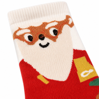 Chaussettes de Noël personnalisées avec logo, cadeau de fête personnalisé, chaussettes en coton avec emballage sur mesure pour promotion d'entreprise