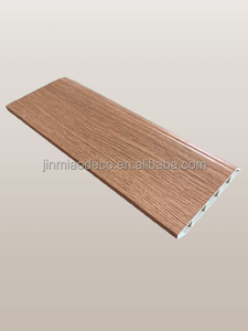 Plinthe en PVC/SPC à effet bois, ligne décorative pour sol, accessoire de sol, lignes décoratives imperméables et durables H80MM - Product Image 3