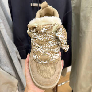 Stivali Invernali Casual da Donna in Vera Pelle e Pelle di Pecora, Suola in Gomma Antiscivolo, Caldi e Imbottiti, <span class=keywords><strong>per</strong></span> Interni/<span class=keywords><strong>Esterni</strong></span> - Product Image 2