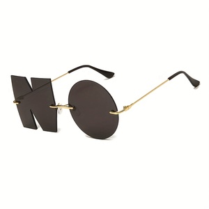 Gafas Elegantes sin Montura para Mujer con Extremos Espejados, Sin la Marca de Lujo - Product Image 3