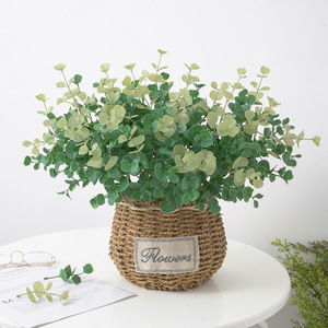Plantes artificielles en eucalyptus, herbe, <span class=keywords><strong>fougères</strong></span> en plastique, feuilles vertes, fausses fleurs, plantes pour décoration de mariage, décoration de <span class=keywords><strong>la</strong></span> maison, décorations de table - Product Image 3