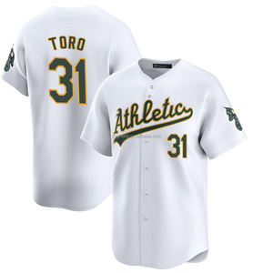 2025 camisetas de béisbol de Jersey Oakland Home Limited para hombre, ropa de talla grande personalizada, logotipos bordados, uniformes cosidos, Color blanco - Product Image 5