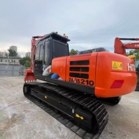 Excavatrices d'occasion pas chères Hitachi Zaxis210 Zx210, excavatrice hydraulique sur chenilles Hitachi ZAXIS210, excavatrices d'occasion