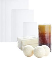 Sacs d'enveloppe thermorétractables en PVC sans odeur avec trou d'aération pour emballer du savon, des bombes de bain, des bougies, des bocaux et des projets de bricolage faits maison