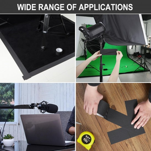 Anti-reflectante Gaffer cinta de tela Matt tela muestras gratis negro de goma impermeable Fita Pro Gaff cinta adhesiva - Product Image 6