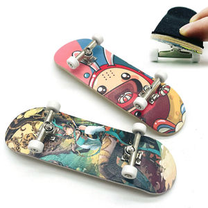 Planche à roulettes professionnelle en alliage de 30mm Roulement de camion 5 plis en bois d'érable canadien <span class=keywords><strong>Mini</strong></span> Finger Skateboard Nouveauté <span class=keywords><strong>Jouet</strong></span> - Product Image 1