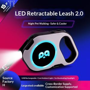 Correa Retráctil de Lujo para Perros con USB, 5m de Nylon con Linterna LED, Éxito de Ventas en Amazon, para Paseos al Aire Libre - Product Image 3