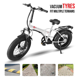 Bicicleta eléctrica plegable de 20 pulgadas con batería de litio, frenos de disco delanteros y traseros, para uso diario. - Product Image 5