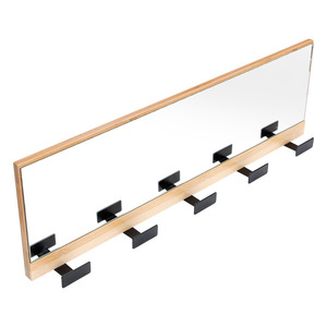 <span class=keywords><strong>Perchero</strong></span> de <span class=keywords><strong>pared</strong></span> europeo moderno para el hogar, <span class=keywords><strong>espejo</strong></span> decorativo para interior, baño, sala de estar, gancho creativo montado en la <span class=keywords><strong>pared</strong></span> de Bambú - Product Image 1
