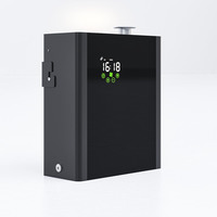 Diffuseur d'huiles essentielles à atomisation biphasique pour hôtels, 500 ml, contrôlé par application, en métal léger, compatible