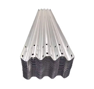 Ex-factory Price External W-beam Safety Guardrail Q235 Steel Engineering Grade Hot-<b>dip</b> Galvanized High-Intensity Traffic - Product Image 1