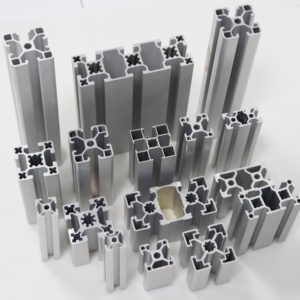 6061 6063 4040 4080 profilo di alluminio resistente leggero della scanalatura di industriale v t degli accessori di profilo della struttura della lega di alluminio - Product Image 6