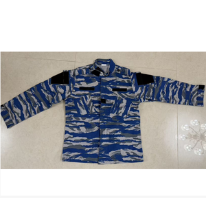 Combinaison de camouflage bleu marine DF BDU en mélange de coton, printemps-automne, décontractée pour l'extérieur, vente en gros - Product Image 4