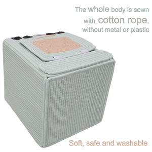 Nouvelle conception <span class=keywords><strong>Maison</strong></span> <span class=keywords><strong>de</strong></span> jeu pour enfants Accessoires <span class=keywords><strong>de</strong></span> jeu Modèle <span class=keywords><strong>de</strong></span> four à micro-ondes Panier <span class=keywords><strong>de</strong></span> rangement en corde <span class=keywords><strong>de</strong></span> coton pour chambre d'enfant Crèche Salon - Product Image 3