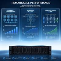 Serveur en rack ThinkSystem SR675i V3 3U, double processeur AMD EPYC, 8x RTX PRO 6000 Blackwell GPU, IA Inference GenAI, en stock