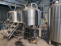 Système de brasserie artisanale de 500 litres 1000L, équipement de micro-brasserie, cuve sous pression, pompe, projet clé en main pour la production d'alcool à vendre