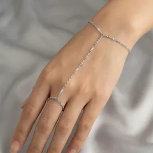 RINHOO Bracciale a Catena Intrecciata Placcato Oro 18k Stile Bohemien, Design Semplice, Multistrato con Perline, Gioielli Artistici da <span class=keywords><strong>Braccio</strong></span>, Regalo per Ragazze - Product Image 6