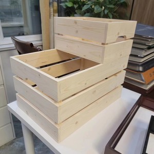 Caja de Almacenamiento de Madera Maciza de Estilo Nórdico, Rectangular, Color Natural, Organizador de Oficina, Tipo Vertical BH 005 Shandong - Product Image 4