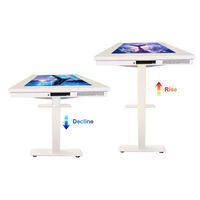 Fábrica Android 43 pulgadas pantalla táctil juego Android niños señalización Digital Multi Smart Touch Table para niños o adolescentes escuela secundaria