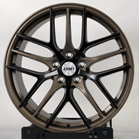 Rines de Aleación Nuevos, Monobloque Forjados a Medida, Diseño Cóncavo Profundo, Multirradio, Acabado Bronce, para M4, Audi RS, Mercedes AMG