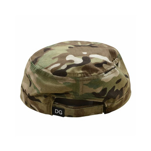 Cappello con Visiera Leggermente Curva e Parte Superiore Piatta, Motivo Leopardato Mimetico, Logo Ricamato Personalizzato, Unisex 100% Cotone - Product Image 3