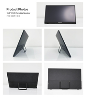 Deuxième moniteur d'ordinateur portable mural, écran plat mat, boutons OSD rapides, réglage rapide des paramètres d'affichage pour le multitâche au bureau