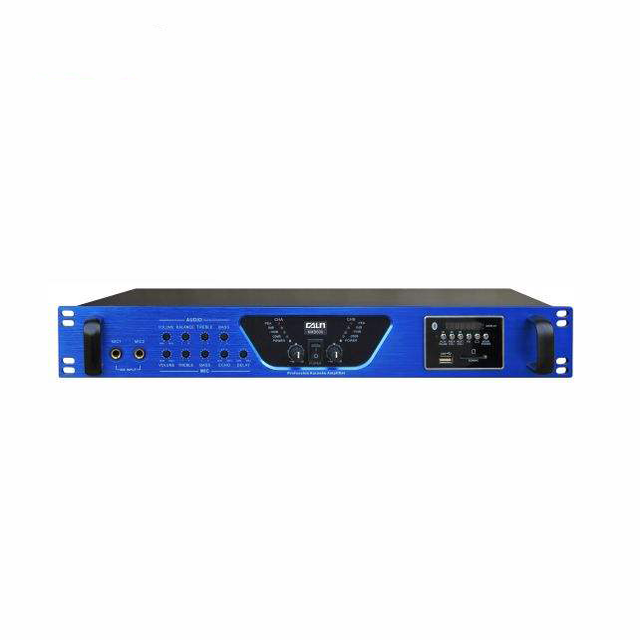 D400 Professional 2-Channel Class D Power Amplifier with Metal Shell-up to 1200W Bridge Power