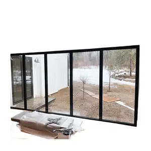 Jendela Aluminium Casement Double Glazed standar Australia jendela geser kualitas tinggi