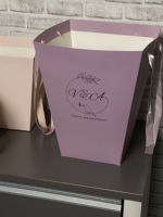 Nouveau design 2026 – Sacs en papier d'art de luxe grand format personnalisés et pliables pour bouquets de fleurs, cadeaux de mariage, avec poignée longue