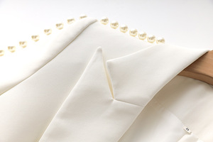 GX1702 abiti <span class=keywords><strong>da</strong></span> lavoro di qualità di lusso per donne pantaloni alla moda e Blazer di perle Set <span class=keywords><strong>da</strong></span> donna abiti <span class=keywords><strong>da</strong></span> ufficio taglie forti abito formale - Product Image 6