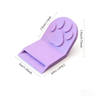 Ouvre-boîte manuel portable imprimé en 3D pour bouteilles de nourriture pour animaux de compagnie (chats et chiens), accessoires de cuisine, forme de patte de chat, en plastique durable