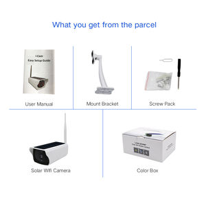 厂家价格高清太阳能闭路电视摄像机WIFI IP67摄像机户外防水太阳能网络摄像机<span class=keywords><strong>PIR</strong></span>夜视人体报警器 - Product Image 6