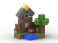 Jeu de Mini Casse-tête de Construction en Briques Magnétiques Personnalisé Soulagement du Stress Sensoriel Jeux de Voyage pour Enfants Décoration Éducative en Plastique