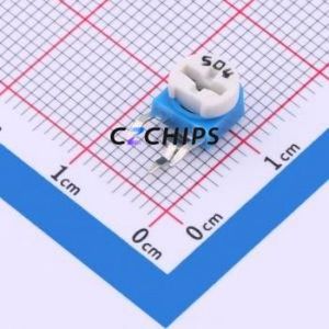 RM063-504ตัวต้านทาน/โพเทนชิออมิเตอร์แบบปรับได้ (500K) ตัวต้านทานผ่านรู (THT) ตัวต้านทาน500Kohm 25% 100mW - Product Image 1