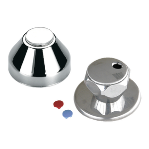 Set Rosette Tiemme 07400 con Maniglia Integrata per Componenti Valvole - Product Image 1