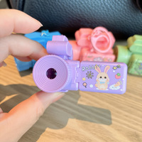 Nouveau Porte-clés Projecteur Appareil Photo en Plastique Créatif, Jouet Anti-stress Amusant en Forme d'Animal Mignon pour Enfants et Étudiants