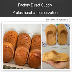 <strong>Timer</strong> 4Pcs 6Pcs Slipper for Grain Processing Commercial Electric Crocs <strong>Temp</strong> <strong>Control</strong> Waffle Machine - Product Image 6