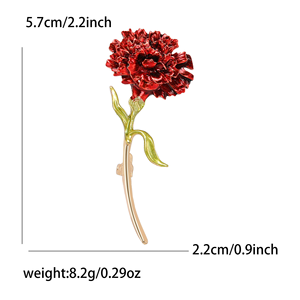 Fashion Multi-color Carnation Flower Brooch Women's <b>Accessories</b> Plant Brooch Plant Flower Suit Chest Flower Jewelry <b>Accessories</b> - Product Image 6
