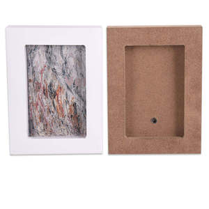 Bán buôn thời trang <span class=keywords><strong>2x3</strong></span> "tùy chỉnh màu trắng Tabletop hiển thị hình ảnh MDF gỗ mini khung - Product Image 2