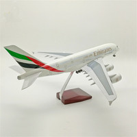 Modèle d'avion décoratif Airbus A380 EXPO 2020 DUBAI EAU à l'échelle 1:160 (46 cm) avec impression de logo personnalisé, en vente