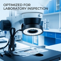 Anneau lumineux LED industriel sur mesure 24VDC/3-PIN avec option de température de couleur multiple pour système de vision de ligne de production automatisée