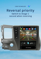Autoradio pour Honda Civic 8 2005 2006 2007 2008 2009 2011 Tesla Style stéréo lecteur vidéo DSP Carplay Android GPS 2 din Audio