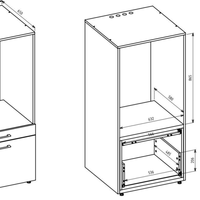 Cabinet élégant de machine de blanchisserie avec des options de Multi-stockage pour l'usage à la maison et l'organisation