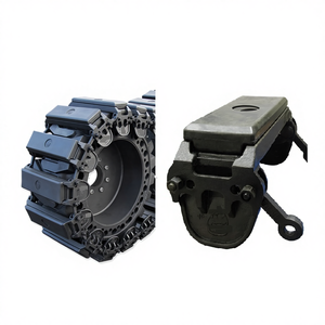 مسار فولاذي من نوع اللوح مع وسادات مطاطية للإطارات مقاس 10-16.5 و12-16.5 و14-17.5 للودر ذو العجلات الانزلاقية - Product Image 1