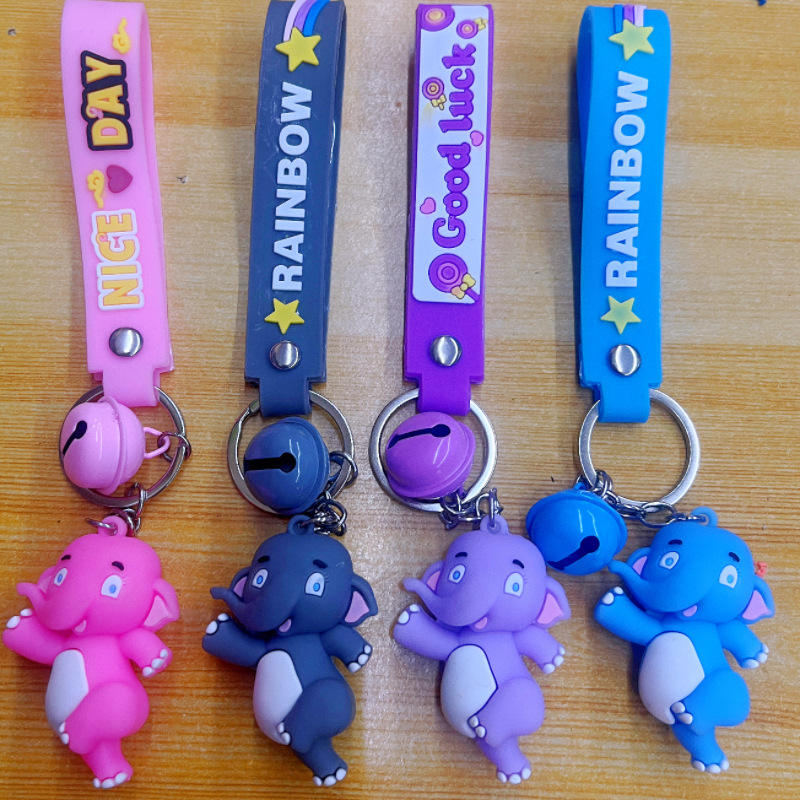 Wide rope bell elephant mix color